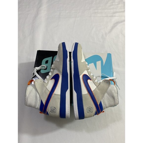 New Mens Size 9 White Nike SB Dunk High Elite Medicom Toy Bearbrick Skate Shoes main image 6